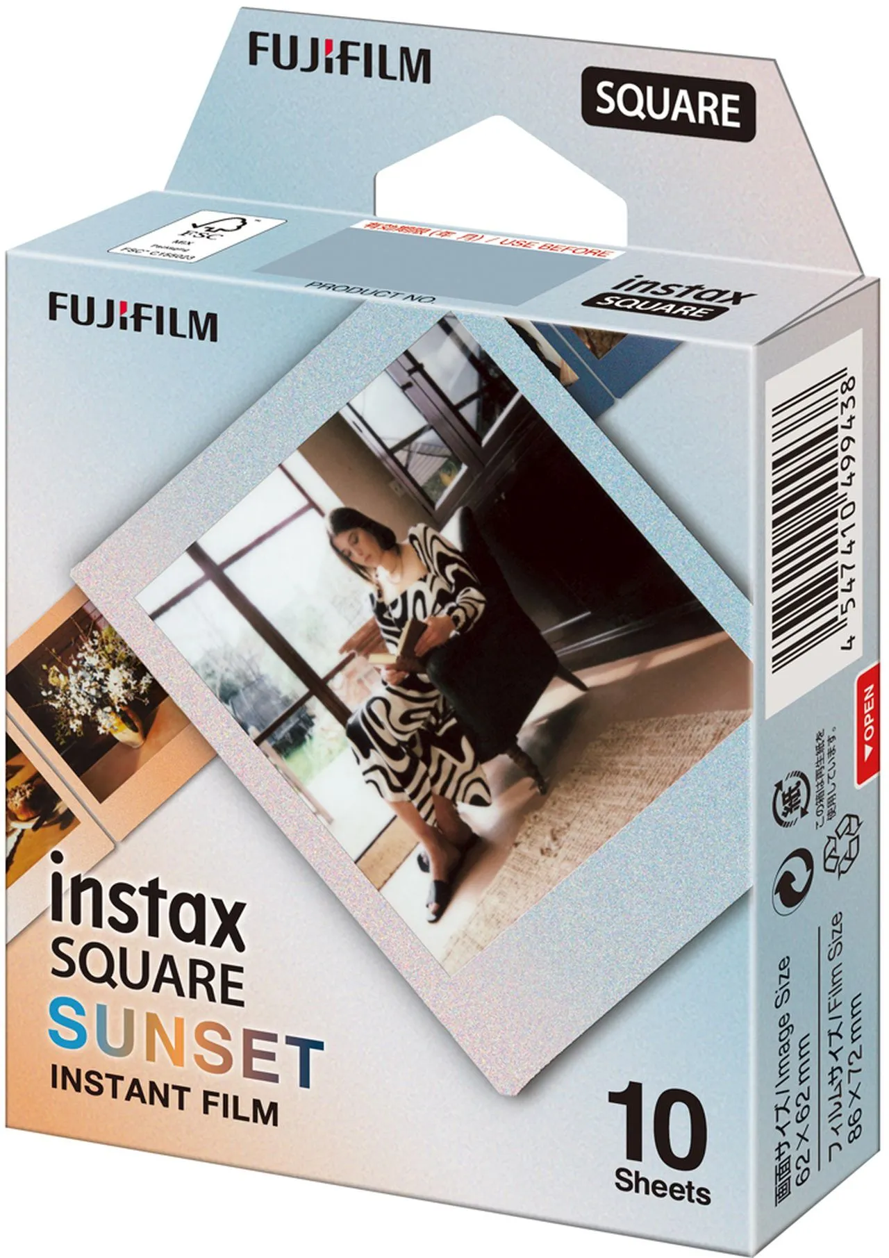 Fujifilm Instax Square Film, Sunset Rainbow